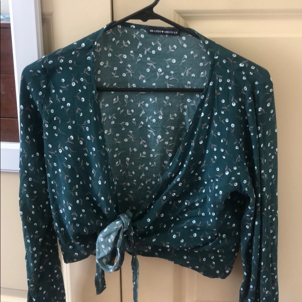 Brandy Melville Wrap Top